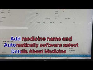 HOW TO MAKE BILL AND PRINT IN MediVision Gold MEDICAL SOFTWARE | MEDICAL SOFTWARE | SUBSCRIBE