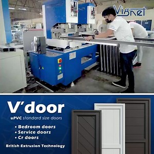 Vignet Manufacturing Inc. is The First and only uPVC Manufacturing Company in the Philippines. Aside from uPVC profiles, we also mass produce standard uPVC windows and doors. Standard uPVC VDOOR sizes: 1. 60 x 190 2. 60 x 210 3. 70 x 210 4. 80 x 210 Standard uPVC Window sizes: 1. 120 x 120 cm - Sliding 2. 100x120 cm - Sliding 3. 100x100 cm - Sliding 4. 60x60 cm - Sliding 5. 60x60 cm - Awning **WE ACCEPT BULK ORDERS FOR CUSTOMIZED SIZES** For more details and designs, please see our Album photos