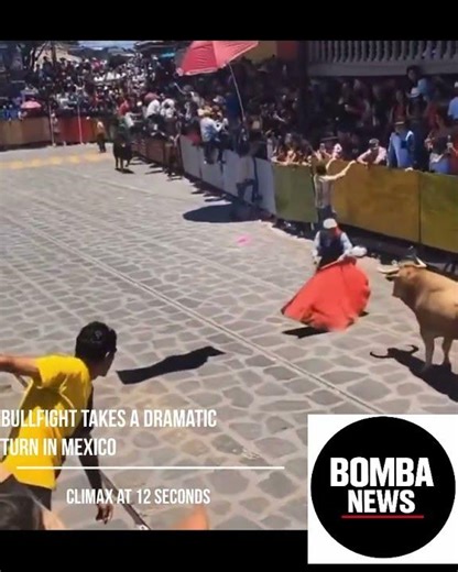 Bullfighter Knocked Down by Second Bull in Mexico