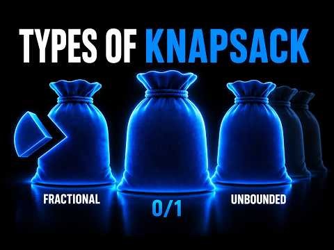 2. Types of knapsack | Dynamic Programming Series