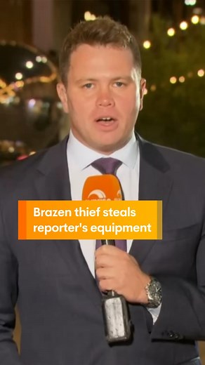 Sunrise reporter Hayden Nelson was conducting a cross about a recent crime wave in South Australian shopping centres before revealing he and his crew had been targeted themselves. #thief #robbery #theft #reporter #livecross #steal #stolen #newscamera #cameragear #sunriseon7 WATCH SUNRISE FOR MORE | @7plus ☀️ | Sunrise
