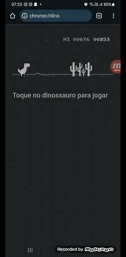 Jogo do dinossauro sem Internet