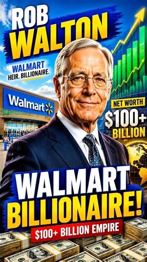 Rob Walton: The Billionaire Who Turned Walmart Into a Global Empire 💰