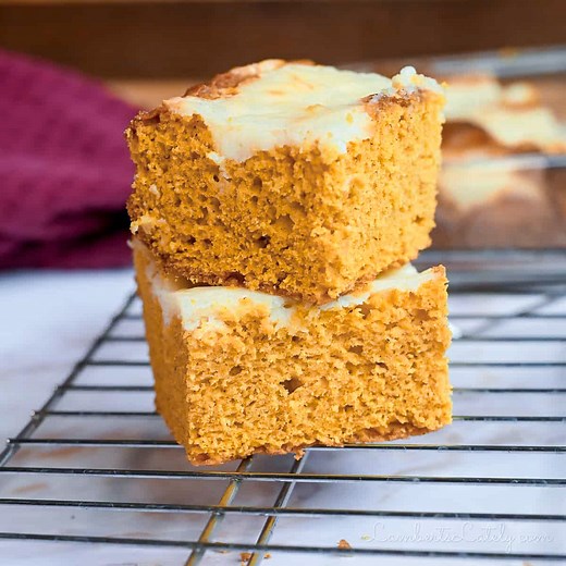 Pumpkin Bars with Cake Mix