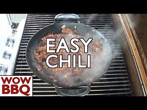 Weber Wok - Gourmet BBQ System - The Easiest Chilli Con Carne