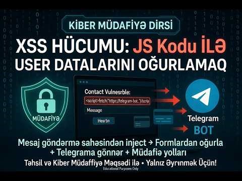 Web Saytlarda JS Injection və Məlumat Oğurluğu – Necə Qarşısını Almaq Olar? PART#2