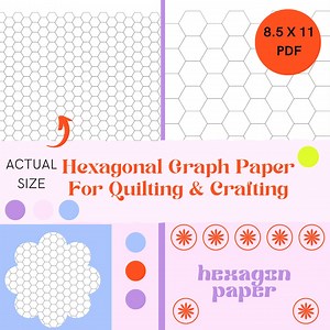 Hexagonal Graph Paper, Hexagon Paper, Quilt Pattern Sheet, Pattern Sheet, Graphing Paper, Design Sheet, Printable Pattern, Graph - Etsy Australia