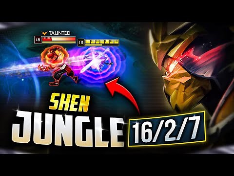 SHEN JUNGLE IS A CARRY BEAST! | How to Play Shen Jungle & CARRY + Best Build/Runes Season 13 LoL