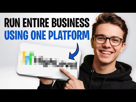 How to Run an Entire Business Using Only ONE Platform | GoHighLevel Quick Tutorial✅