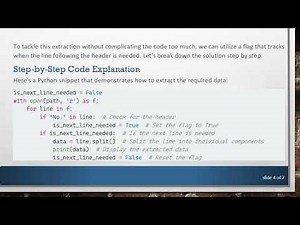 How to Efficiently Extract Data from a Specific Line Under a Header in a Text File