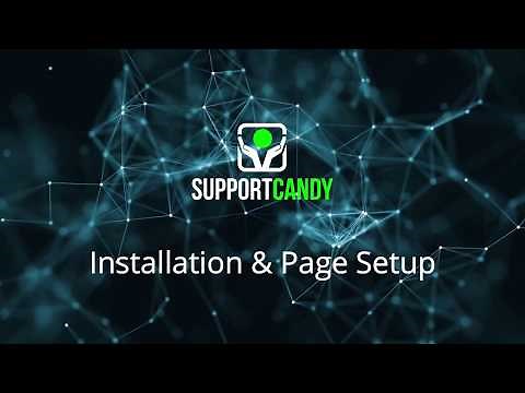 SupportCandy - Installation and page setup