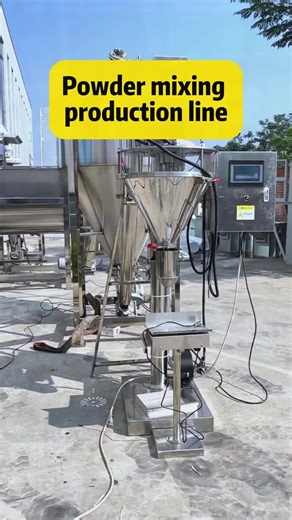From mixing to packaging, all handled in one complete line!#powdermixingpackagingline#efficiencyrevolution#fullyautomaticproductionline#tiktok#tiktokshop
