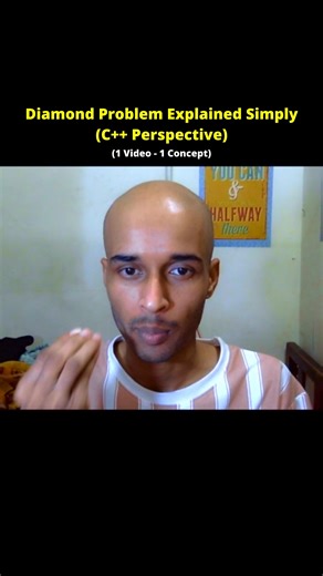 Code With Shashi | What is the Diamond Problem in C++? Explained simply. Multiple Inheritance is powerful in OOP, but it can create confusion known as the... | Instagram