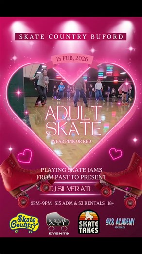 Our Adult Skate has been rescheduled February 15th | DJ Silver ATL