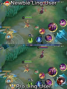 Newling Ling User vs Pro Ling User #MLBB #fblifestyle #mlbbcreator | Psychotic