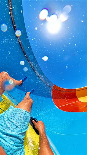 Tornado on Slide & Splash: The Water Slide That Will Stun You! ?️? #waterpark #waterslide