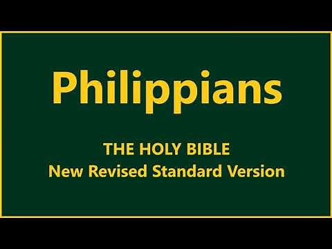 New Revised Standard Version ~ Philippians