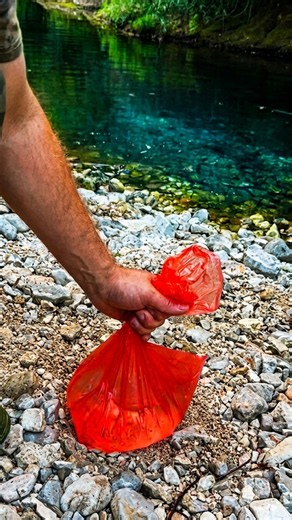 The Genius Way To Carry Water Without A Bottle #outdoors #survival