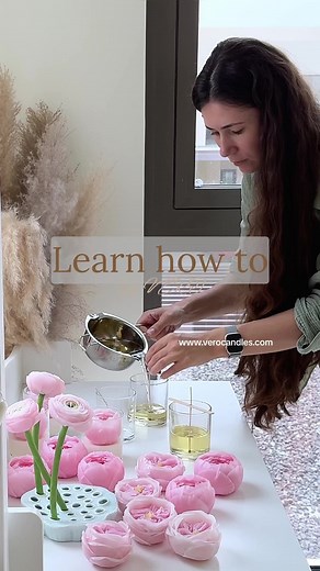 Master the Art of Creating Flower Candles with Beeswax | VERO Candle Masterclass