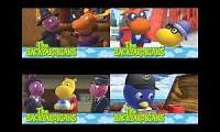 Mix of 4 videos from youtube : The Backyardigans Escape From Fairytale Village DVD October 7 2008