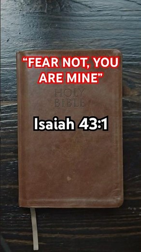 🙏 Fear Not, I Have Redeemed You | Isaiah 43:1 | God's Powerful Word
