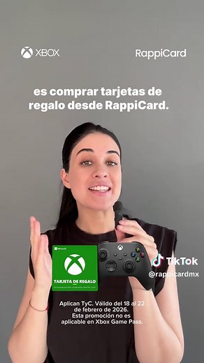 Obtén 10% Cashback en Tarjetas de Regalo Xbox