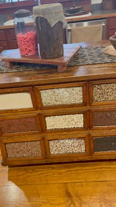 With so many new followers recently, we thought it would be the perfect time to revisit some of our most-loved videos! One of the all-time favorites? This stunning antique seed bin in Dawn Fernandez’s Tennessee saltbox. And for good reason—it’s a true showstopper! Dawn especially treasures it for its versatility, functionality, and generous storage, making it the perfect addition to her colonial-style home. Want to see more of Dawn’s timeless decorating style and incredible collections? Don’t mi