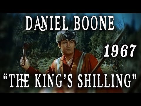 "Daniel Boone: The King's Shilling" (1967) Fess Parker & Barbara Hershey