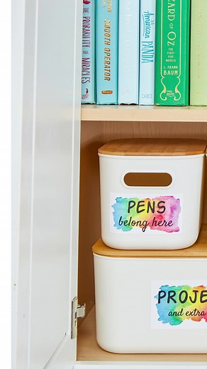1.9K views | Pencils and pens and projects, oh my! Organize it all with Sticker Paper from @Walmart! ✏️ | Astrobrights | Facebook