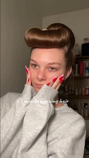 overnight curl / 5 minutes morning hairstyle from ‪@kayliboyle‬ #heatlesscurls #everydayhairstyle
