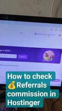 💰How to Check Referral Commission in Hostinger? (Quick Method!)