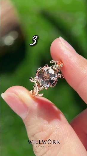 Natural Morganite Engagement Rings — 4 Peach-Pink Bridal Sets You’ll Love