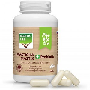 Mastic (Chios Mastic Gum) With Prebiotics 160 Capsules
