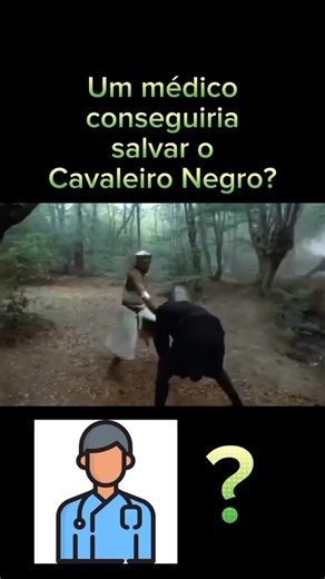 Monty Python Brasil on Instagram: "O Cavaleiro Negro teria salvação? O que você acha? #montypythonbrasil #montypython #montypythonbr #embuscadocalicesagrado #cavaleironegro #reiarthur"