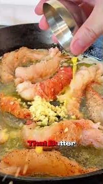How to cook lobster tails perfectly every time #seafood #tutorial #shorts