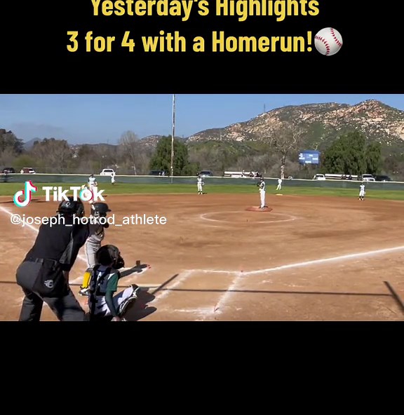 Triple Crown Tournament in San Diego. Yesterday’s (1-28-23) highlights. Went 3 for 4 with a single, double and homerun! #baseball, #baseballboys, #baseballszn, #baseballtiktoks, #baseballtiktok, #baseballplayer, #baseballislife, #travelbaseballplayer, #nodaysoff, #canesbaseball, #caneswest, #caneswestbaseball, #caneswestbaseball10u, #baseballhits, #mlb, #mlbbtiktok