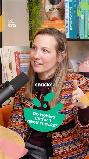 Charlotte Stirling-Reed on whether you should be giving your baby snacks before age 1? 🤔 | The Doctor's Kitchen