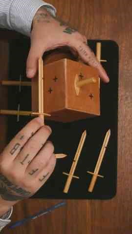 Solving Painfully Hard Sword Box Puzzle