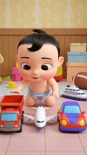 Vehicles Song | Vehicles for Kids | Nursery Rhymes & Kids Songs #shorts #babysongs #cartoon