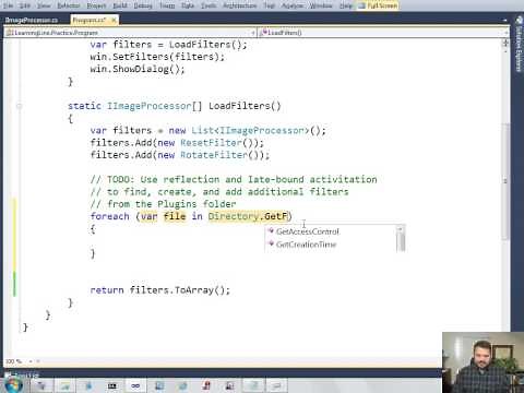 A simple pluggable architecture using reflection in .NET