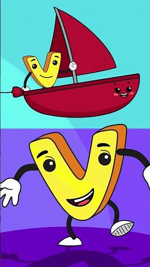 Letra V para niños y niñas - V de Velero #cancionesinfantiles #abecedario #alfabeto