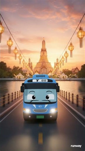 tayo bus racing around the word, race, Thailand #shrots #race #bus #tayo #subscribe