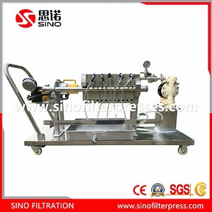 [Hot Item] 250 Small Manual Hydraulic Lab Membrane Filter Press