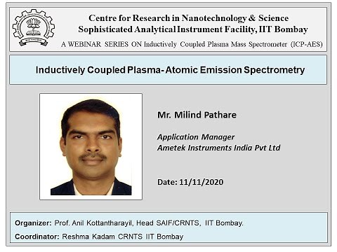 Inductively Coupled Plasma- Atomic Emission Spectrometry