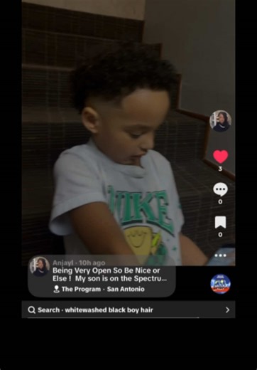 TikTok deleted my last post and changed his search compatibility to this thank you. But how I feel still stands on the fact that racism is taught slowly but surly. 😠 my baby is not WHITEWASHED he is a handsome Puerto Rican ,African American ,Sicilian Boy ! #curlymullet #firsthaircut #highfade #biracialbaby