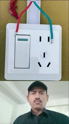 🔌 Smart Switch & Socket Wiring Trick#ElectricalHack #DIYFix #WiringTips ⚡