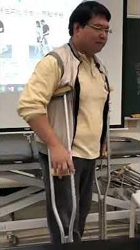 Two point gait pattern with Axillary crutch