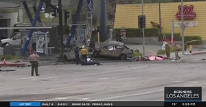 Aftermath following fatal crash in Windsor Hills that killed 6 people, injured 8