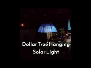 Dollar Tree DIY ~ How to make a Solar Hanging Lamp for the Garden