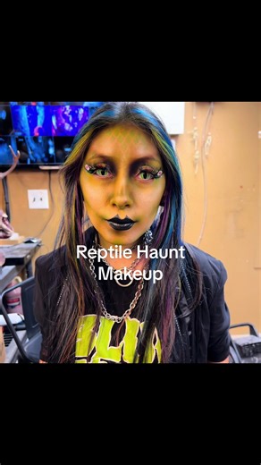 Reptile Makeup Tutorial for Haunt Night